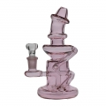 Barrel Klein Recycler Rig With Showerhead Perc Pink