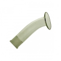 12CM Long GLASS Curved Vapexhale Hydratube Mouthpiece 2pcs/set